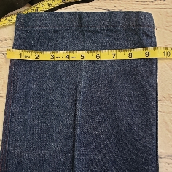 Vintage RAPPERS Jeans Like New 38x33 USA Made Painter Pocket High  Waist Flare - Picture 13 of 15